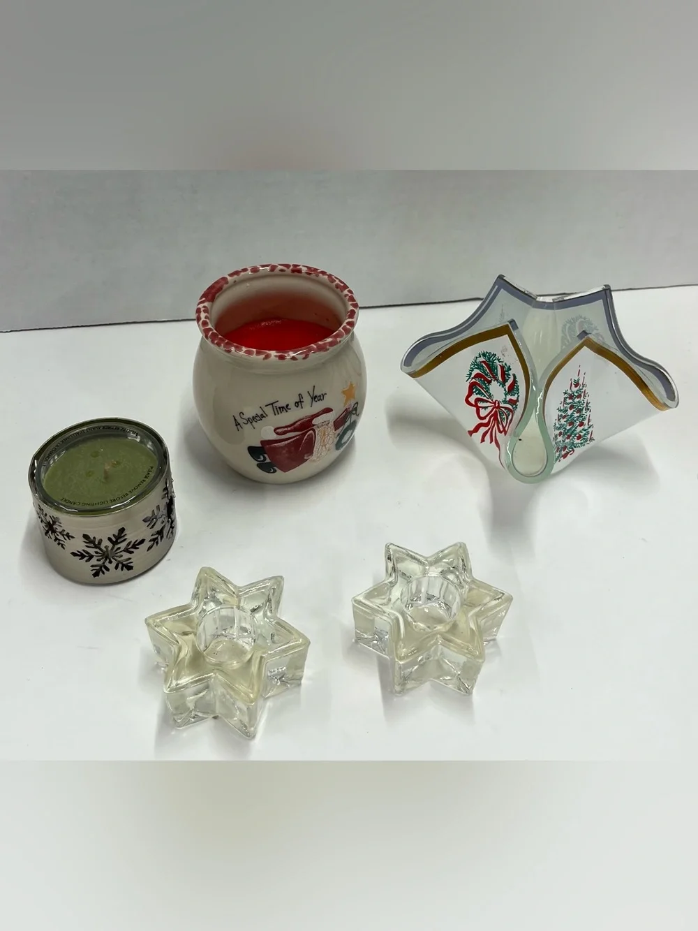 Candle/Candleholder bundle 6 pieces